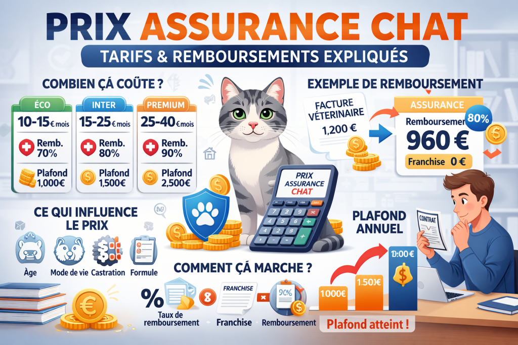 Prix assurance chat