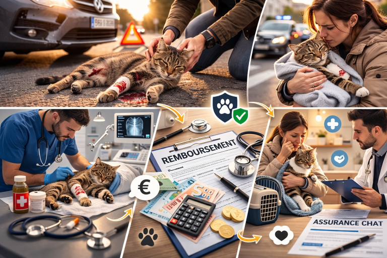 Chat percuté par une voiture que faire