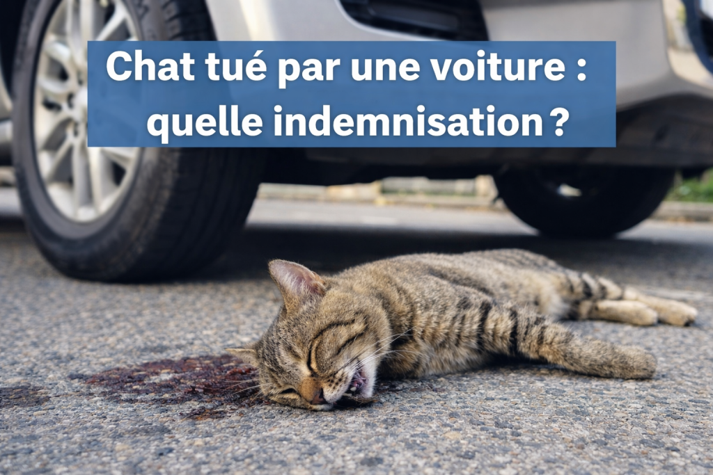 Chat tué par une voiture